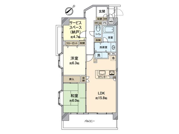 セルテシティオ立川 間取図(平面図) 間取図(平面図)