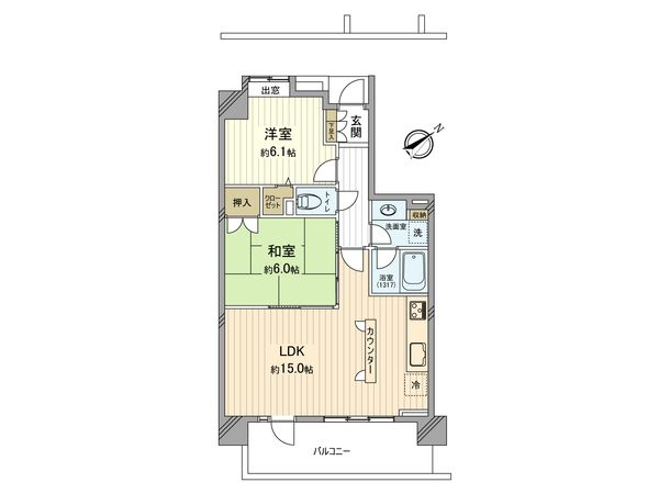 クイーンシティ立川リーオフレンテアネーロ 間取図(平面図) クイーンシティ立川リーオフレンテアネーロ 間取図(平面図)