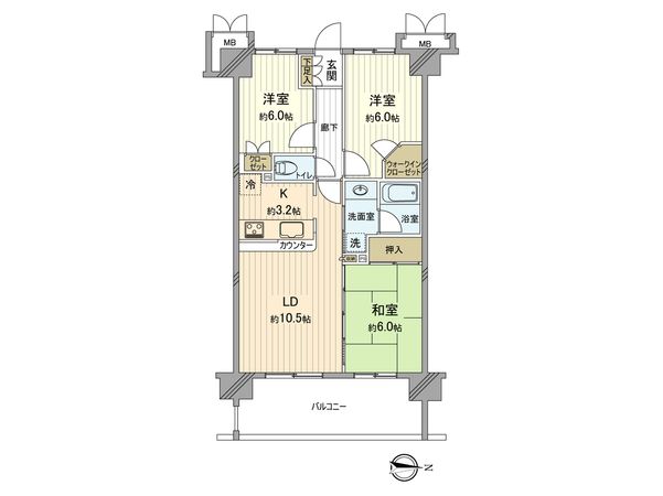 ブライティアテラス 間取図(平面図)