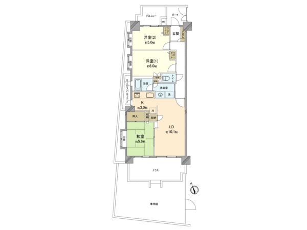 日神パレステージ鶴川 間取図(平面図) 日神パレステージ鶴川 間取図(平面図)