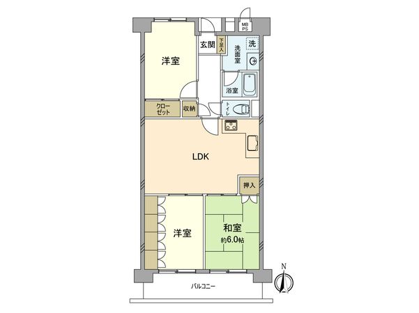 東大和グリーンタウン 間取図(平面図) 東大和グリーンタウン 間取図(平面図)