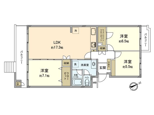 間取図(平面図)