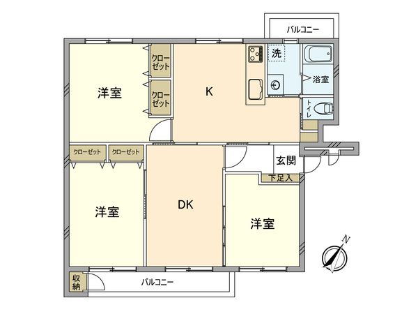 高幡芙蓉ハイツ 間取図(平面図) 高幡芙蓉ハイツ 間取図(平面図)