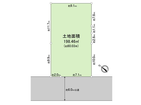 羽村市神明台1丁目 土地 区画図 羽村市神明台1丁目 土地 区画図