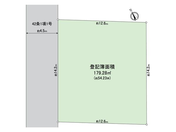 あきる野市引田 土地 区画図