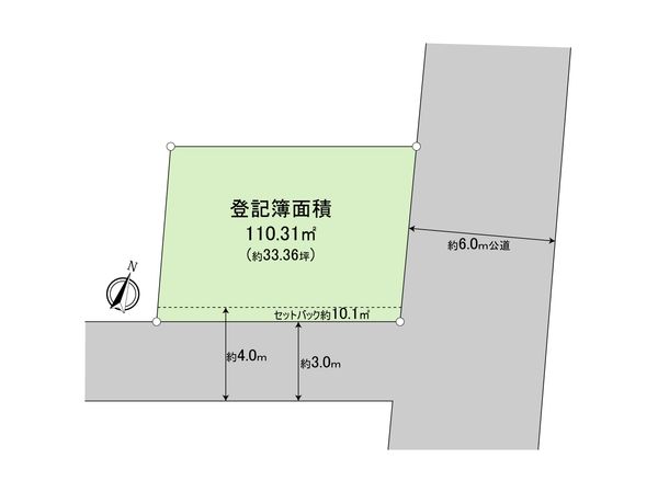 福生市大字熊川 土地 区画図 福生市大字熊川 土地 区画図