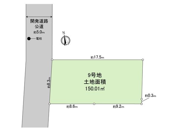 立川市西砂町3丁目 土地 9区画 間取図