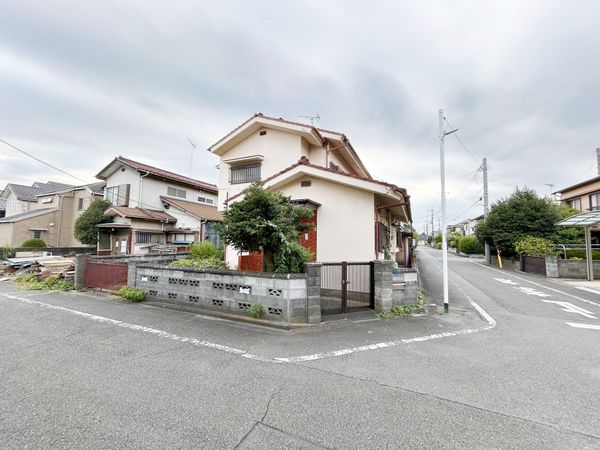 昭島市宮沢町2丁目 土地 前面道路含む外観