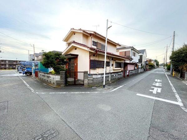 昭島市宮沢町2丁目 土地 前面道路含む外観