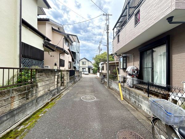 昭島市美堀町1丁目 土地 前面道路含む外観