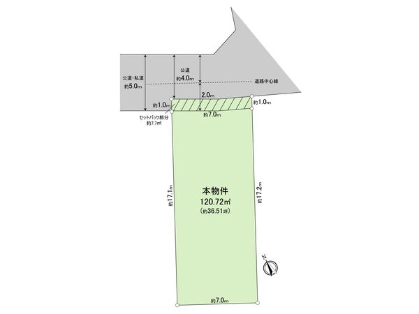 あきる野市野辺 土地 区画図 あきる野市野辺 土地 区画図