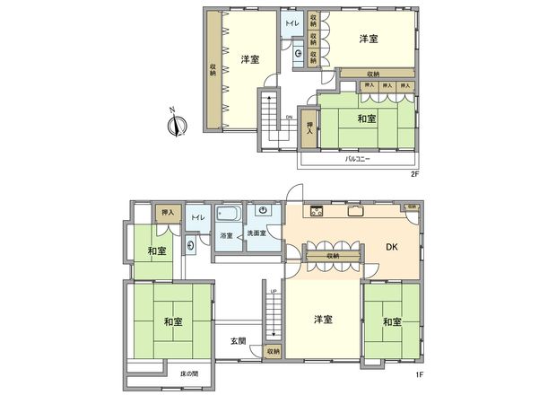 立川市一番町3丁目 戸建 間取図(平面図) 立川市一番町3丁目 戸建 間取図(平面図)