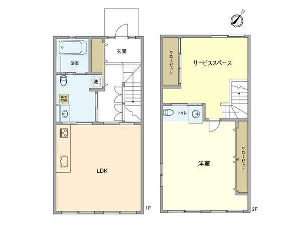 羽村市羽東2丁目 戸建 間取図(平面図) 羽村市羽東2丁目 戸建 間取図(平面図)
