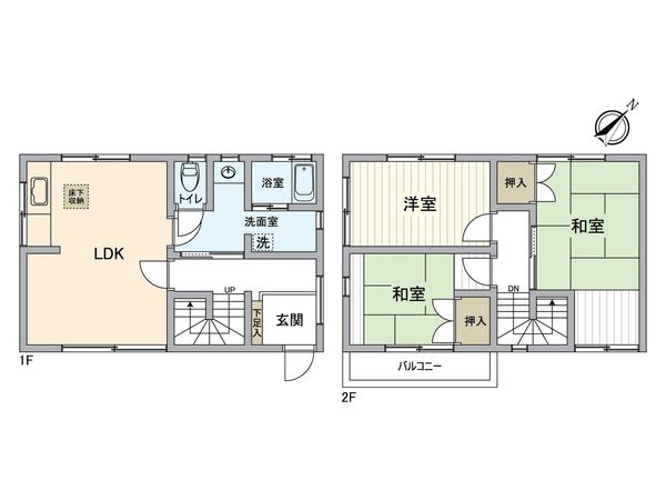 羽村市羽加美1丁目 戸建 間取図(平面図)
