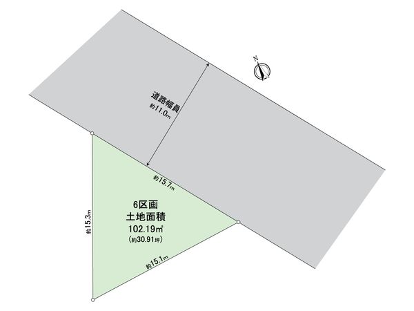 昭島市昭和町4丁目 新築戸建 6号棟 区画図 昭島市昭和町4丁目 新築戸建 6号棟 区画図