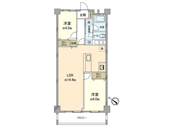 第二サンマンション羽村 間取図(平面図) 間取図(平面図)