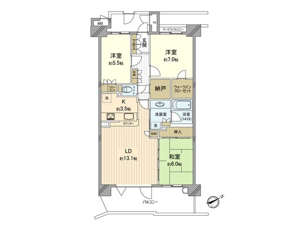 間取図(平面図)