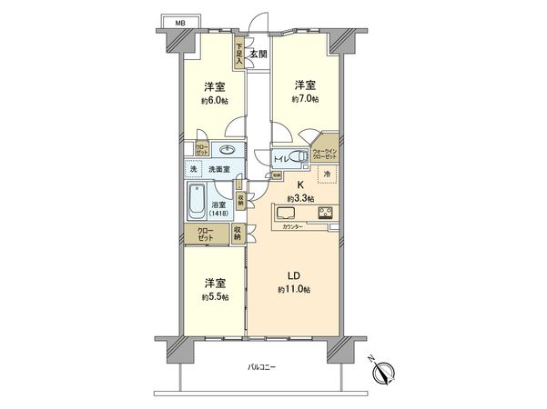 間取図(平面図)