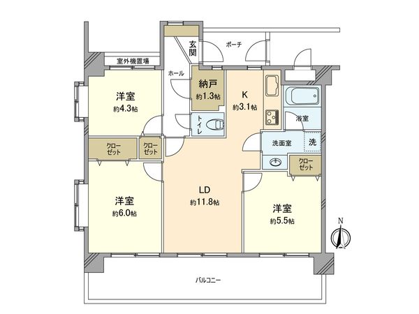 間取図(平面図)
