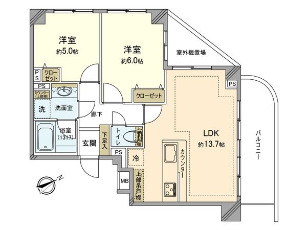 アンビシャスプラザ中神 間取図(平面図) 間取図(平面図)