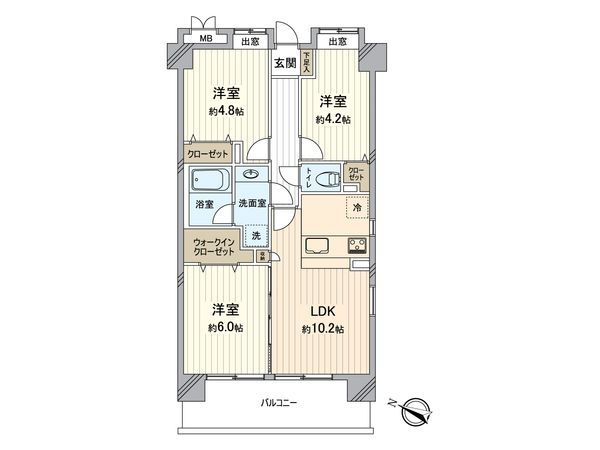 エスカイア河辺霞台 間取図(平面図) エスカイア河辺霞台 間取図(平面図)