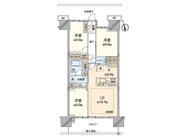 プレミスト昭島モリパークレジデンス 間取図(平面図) プレミスト昭島モリパークレジデンス 間取図(平面図)