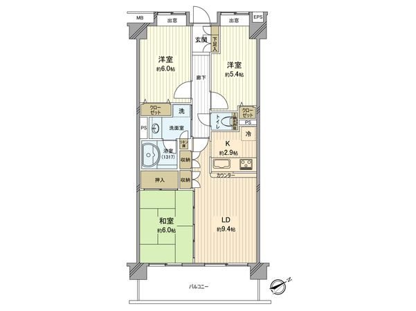 間取図(平面図)
