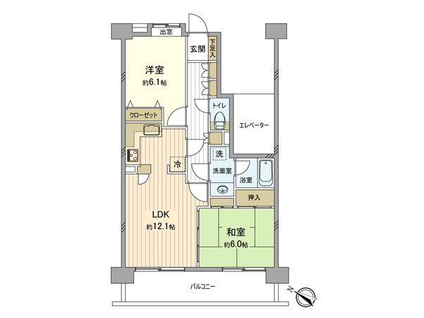 ハイホーム羽村弐番館 間取図(平面図) ハイホーム羽村弐番館 間取図(平面図)