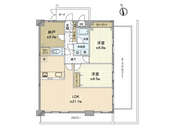 ライオンズマンション昭島第2 間取図(平面図) ライオンズマンション昭島第2 間取図(平面図)