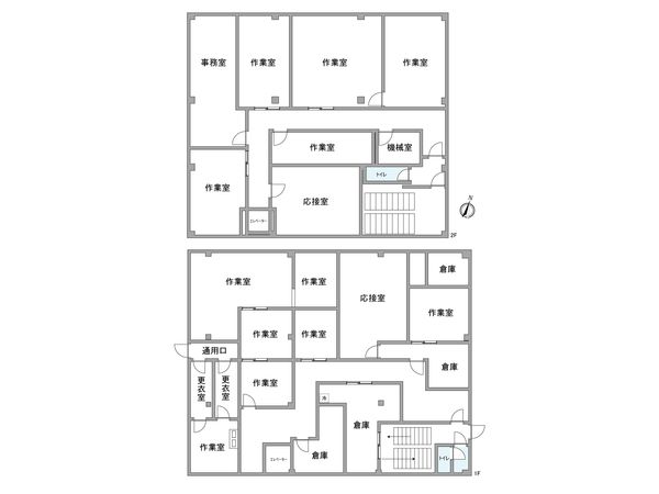 青梅市今寺5丁目 工場・倉庫 間取図(平面図) 青梅市今寺5丁目 工場・倉庫 間取図(平面図)