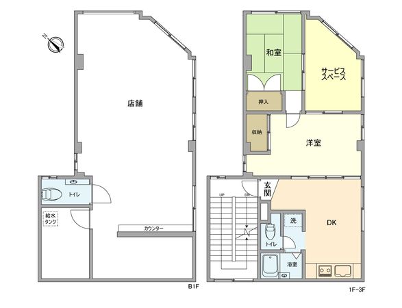 青梅市河辺町5丁目(ニューメゾンカナリヤ)一棟ビル 間取図(平面図) 青梅市河辺町5丁目(ニューメゾンカナリヤ)一棟ビル 間取図(平面図)
