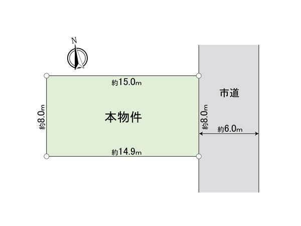 立川市西砂町5丁目土地 区画図 立川市西砂町5丁目土地 区画図