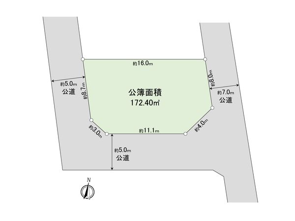 西東京市芝久保町2丁目 土地 区画図 区画図