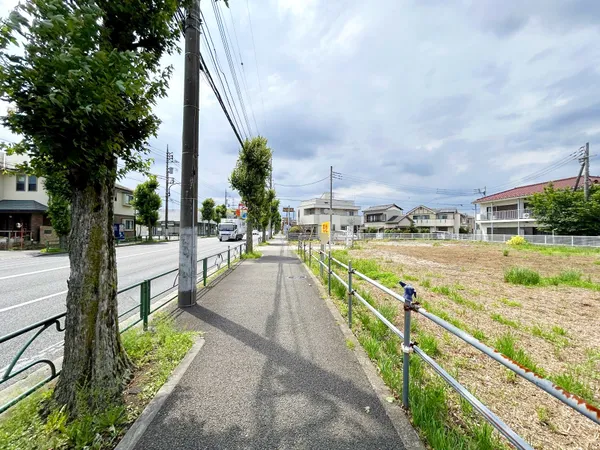 前面道路と歩道