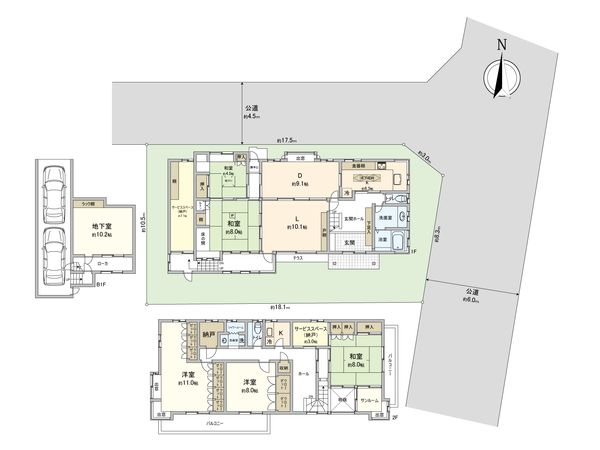 西東京市新町4丁目 戸建 間取図(平面図) 間取図(平面図)
