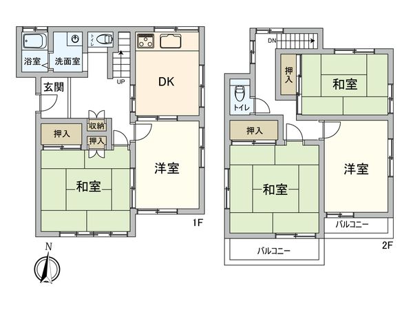 西東京市保谷町5丁目 戸建 間取図(平面図) 西東京市保谷町5丁目 戸建 間取図(平面図)