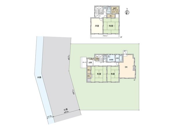 八王子市大塚 戸建 間取図(平面図) 八王子市大塚 戸建 間取図(平面図)