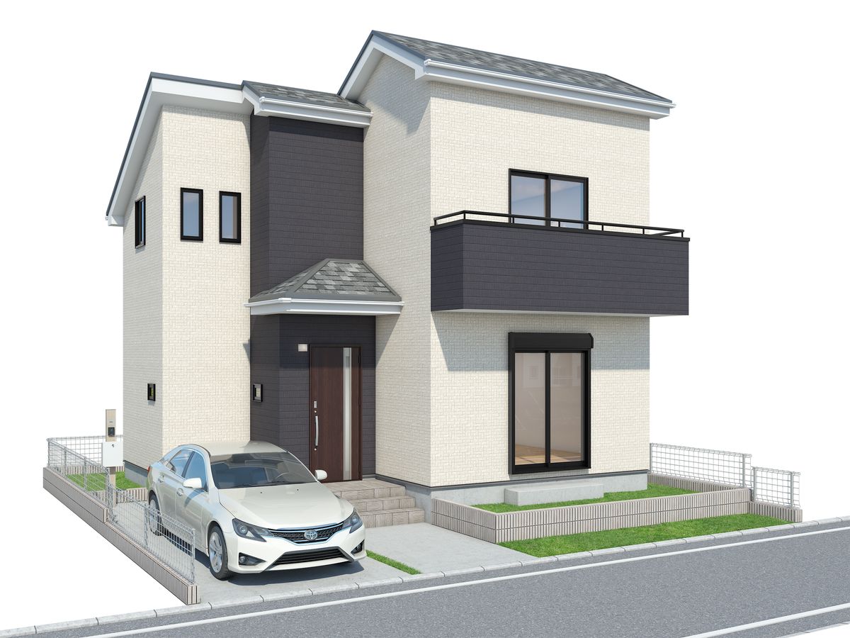 西東京市北原町2丁目 新築戸建 外観パース図 外観パース図