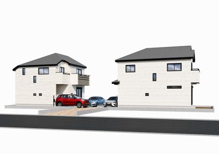 小平市鈴木町2丁目 新築戸建B号棟 外観パース図