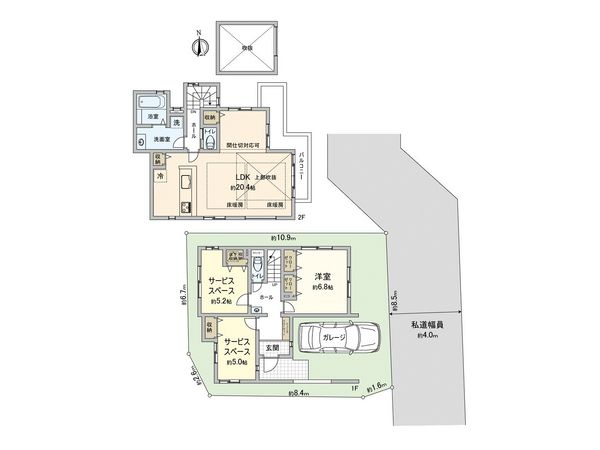 西東京市新町5丁目 新築戸建 間取図(平面図) 西東京市新町5丁目 新築戸建 間取図(平面図)