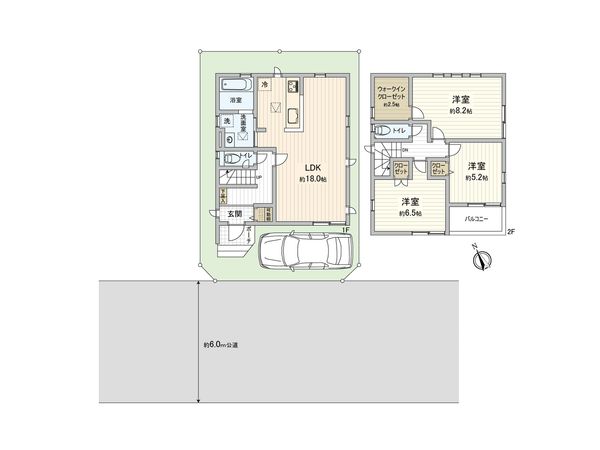 東久留米市滝山7丁目 戸建 間取図(平面図) 東久留米市滝山7丁目 戸建 間取図(平面図)