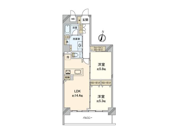 アイディーコート田無WEST 間取図(平面図)
