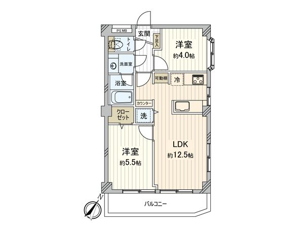 グランデ700 間取図(平面図) 間取図(平面図)