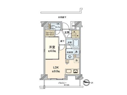 クレヴィア練馬中村橋 間取図(平面図)