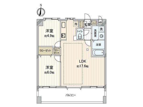 コンファーレ田無 間取図(平面図) 間取図(平面図)