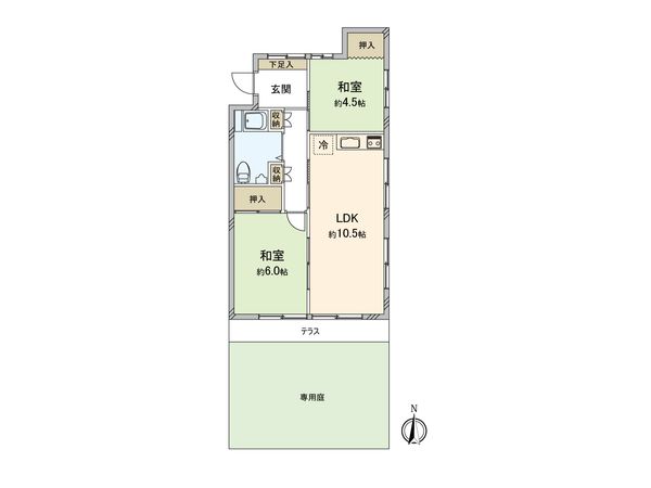 ハウス滝山 間取図(平面図) 間取図(平面図)