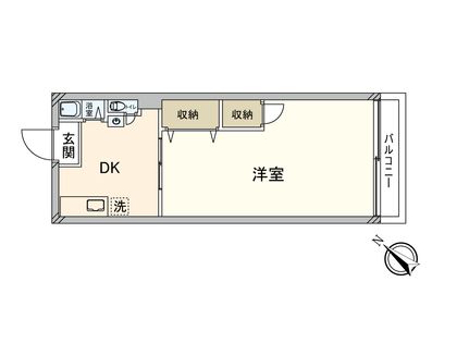 田無グリーンマンション 間取図(平面図)