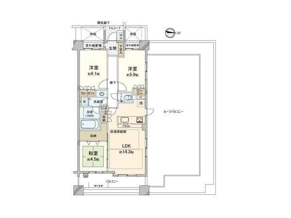 間取図(平面図)