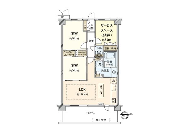 プレシス西東京柳沢 間取図(平面図) プレシス西東京柳沢 間取図(平面図)