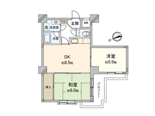 ライオンズプラザ花小金井 間取図(平面図) ライオンズプラザ花小金井 間取図(平面図)